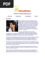 What Is McDonaldization