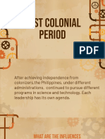 Post Colonial Period