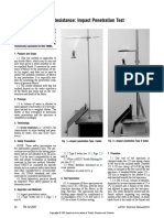 Water Resistance: Impact Penetration Test