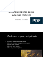 5 - Minerais e Rochas Para Ceramica