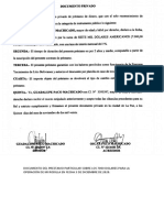 Documento Del Prestamo Particular Sobre Los 7000 Dolares