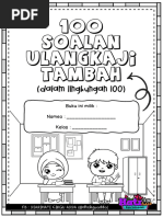 100 Soalan Ulangkaji Tambah Dalam Lingkungan 100