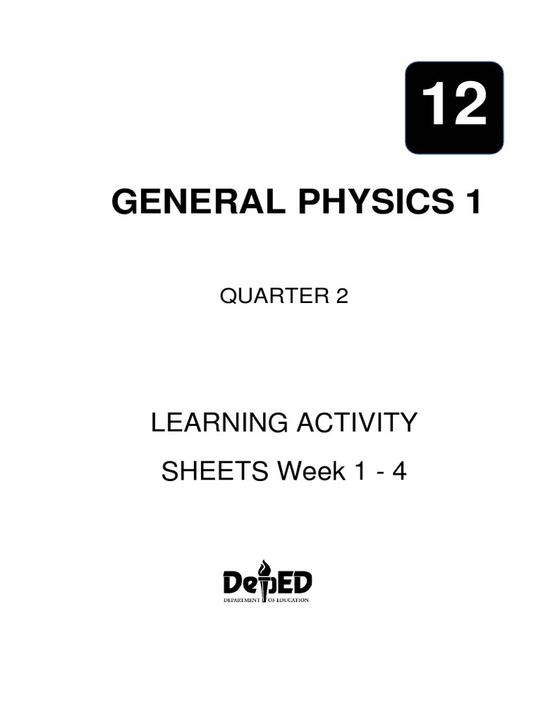 General Physics 2 | PDF | Rotation Around A Fixed Axis | Torque