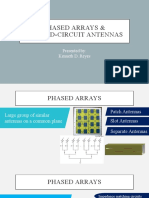 Phased Arrays & Printed-Circuit Antennas: Presented By: Kenneth D. Reyes