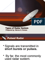 Types of Radar System