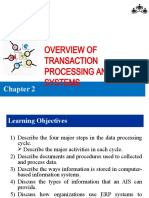 Overview of Transaction Processing and Erp Systems