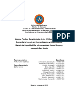 Informe de Servicio Comunitario Centro Uruguay - Final