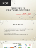 Application of Radiotracer in Medicine