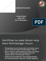 Rancangan Aktualisasi Leonard David