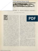 Panamericanismo vs. Iberoamericanismo - Prof. Camilo Barcia Trelles (Universidad de Valladolid), 1928