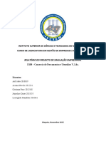 Relatório Apresentado para A Obtenção Do Grau de Licenciatura em Gestão de Empresas Pelo Instituto Superior de Ciências e Tecnologia de Moçambique