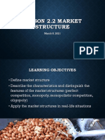 Lesson 2.2 Market Structure