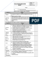 Evaluacion de Induccion SST .