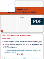 Chapter 7 - 02 Reliability and Maintainability