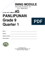 ARAL PAN 9 Q1 - Pagenumber