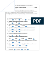 Encuesta Sobre La Motivación y Satisfacción Del Trabajador en Su Entorno Laboral