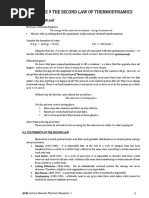 Lecture 9 The Second Law of Thermodynamics