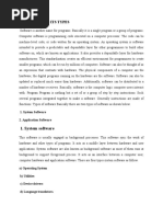 Types and Functions of Software | PDF | Computer Program | Programming