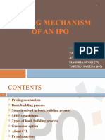 Pricing Mechanism of An Ipo: Submitted by