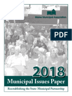 Maine Municipal Issues Paper 2018