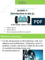 Module 1 (Introduction To Mio JR.)