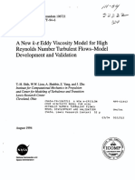 Ico - ,.) MR'L: A New K-E Eddy Viscosity Model For High Reynolds Number Turbulent Flows-Model Development and Validation