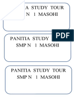 Panitia Study Tour