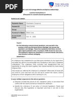 Learner Instructions 2 (Respond To Scenario-Based Questions) Submission Details