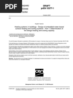 En 15377-1 Determination of The Design Heating and Cooling Capacity