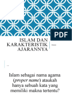 Islam Dan Karakteristik