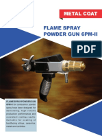 Flame Spray Powder Gun 6Pm-Ii: Metal Coat