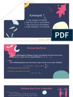 KEL 7 (Baris, Deret, Dan Suku Banyak) REVISI