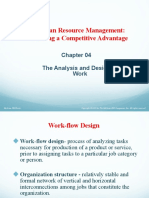 Human Resource Management: Gaining A Competitive Advantage: The Analysis and Design of Work