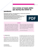 Comprehensive Review of Mask Utility and Challenges During The COVID-19 Pandemic
