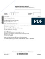 Cambridge International Advanced Subsidiary and Advanced Level