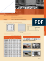 RC Box Culvert & U-Ditch: Description