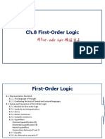 Ch.8 First-Order Logic: Firstorderlogic