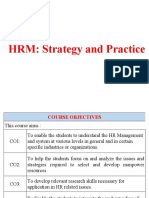 HRM: Strategy and Practice