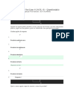 Avaliação On-Line (AOL 4) - Legislação Penal Aplicada