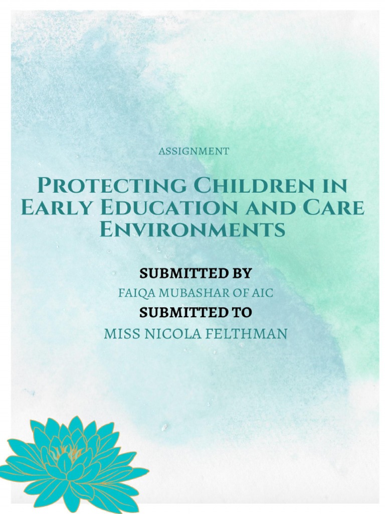 Child Protection Training PDF Child Care Relationships