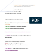 La Gestion de Qualité (La Qualité) : Et À Partir de Ces 3 Enjeux On Peut Donner Une Définition de La Qualité