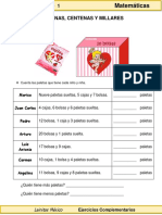 Matemáticas 3er Grado - Decenas, Centenas y Millares