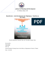 Aid, Development and Diplomacy Need For An Aid Policy Book Review by Elias Khali