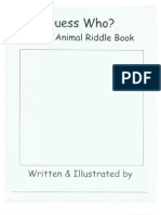 Zoo Animal Riddle Book