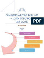 Cẩm Nang Intensive Writing Task 1 2 Giải Đề Dự Đoán Xác Suất Trúng Cao 2019