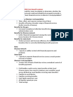 Benefits For The Mexican Rural Population: DECISION MAKING Cost-Benefit Analysis