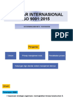 Standar Internasional Iso 9001 - Sistem Manajemen Mutu