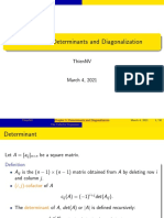 Chapter 3. Determinants and Diagonalization