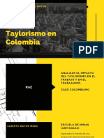 Impacto del taylorismo en Colombia