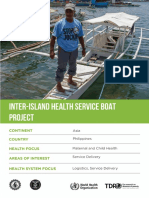 SIHI PH Inter-Island Health Service Boat Project